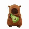 New Avocado Capybara Plush Toy Rag Doll Sleeping Pillow Children's Companionship Gift