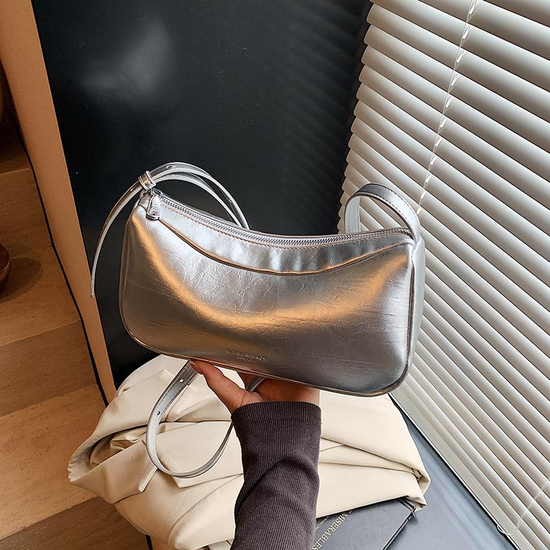 Underarm Bag Women's Baguette Bag Women's 2025 New Simple Handbag High-end Temperament Single Shoulder Underarm Bag