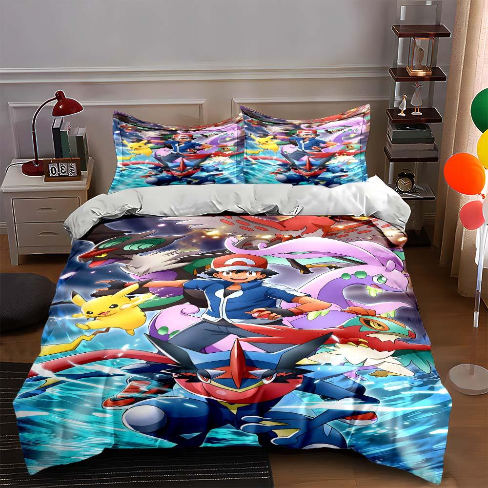 

Colorful animated characters. Bedding Duvet cover sets Duvet covers Pillowcases gifts (1 * Duvet Cover 2 * Pillowcases, without duvet insert) 135x200cm