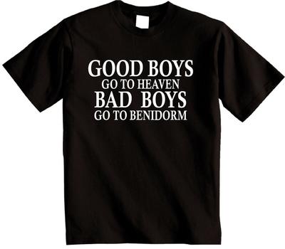 I bravi vanno in paradiso i cattivi vanno a Benidorm T-Shirt - T-Shirt Novità Benidorm