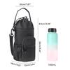 Portable Insulated Water Bottle Carrier Bag Adjustable Shoulder Strap Bottle Pouch Holder for Hiking Travelling Camping