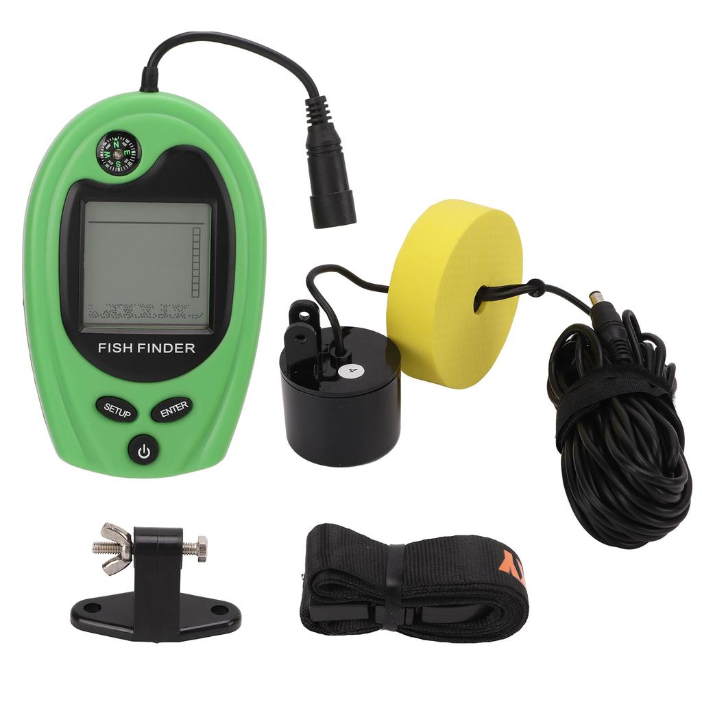 Kayak Fish Finder Sonar Detection 328 Feet Waterproof High Sensibility Depth Finder with Lanyard for Water Depth Fish