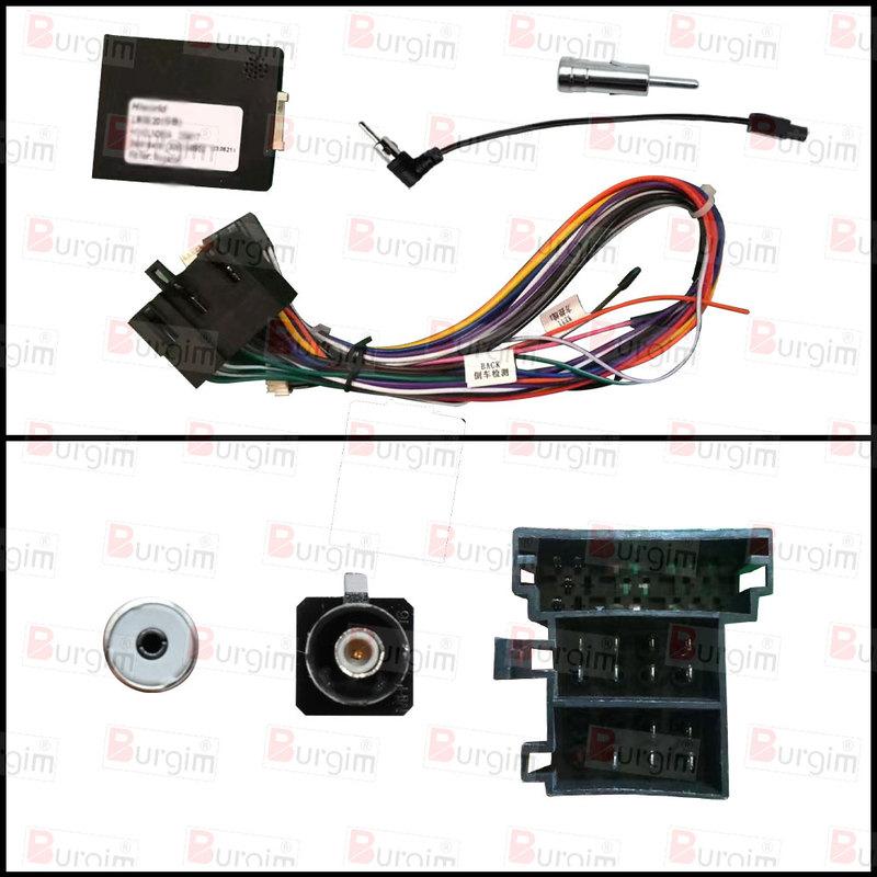 16PIN Android Radio Harness Wire Canbus Decoder For Renault Megane 2 II Clio 3 Lutecia Car Stereo Power Cord Cable Connector