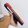 Matte Magnetic Carbon Fiber Phone Case for iPhone 17 Pro Max - Half-Wrapped Plaid, Protective Cover
