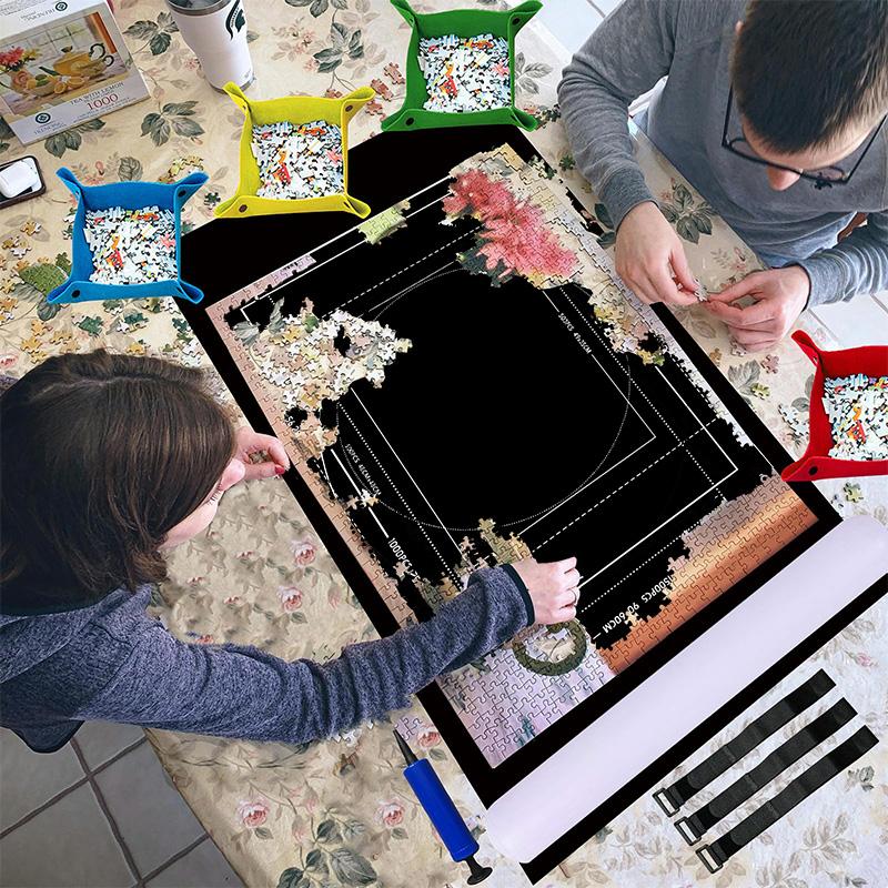 1500-3000PCS Puzzle Storage Mat Portable Storage Blanket Anti Slip Felt Fabric Adult DIY Handmade Product Storage Tool TMZ