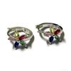 Colorful Zircon Five-Pointed Star Ear Cuff: Versatile & Fashionable Korean Design