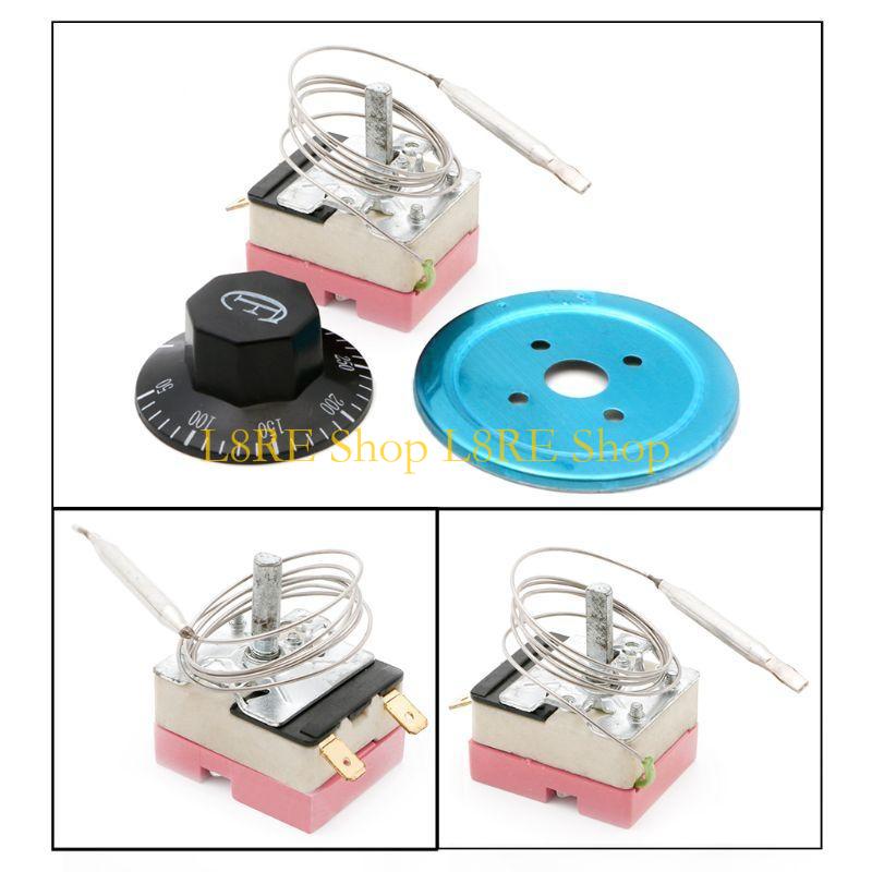 L8RE Rotary Temperature Controller Ac220v Dial Thermostat Temperature Control Switch For Electric Oven 50-300 Degrees Celsius