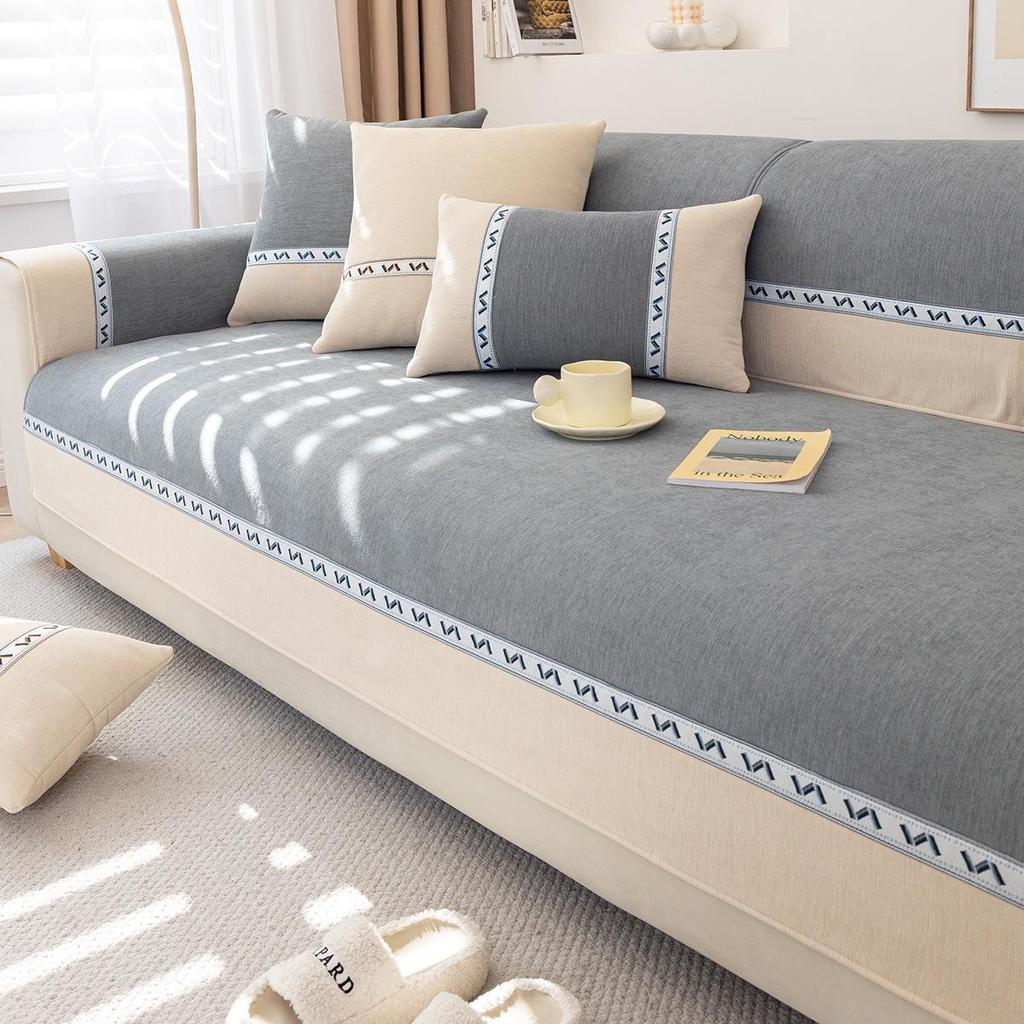 Universal Chenille Sofa Cushion Cover: Non-Slip, Luxury Design, 2025 Collection
