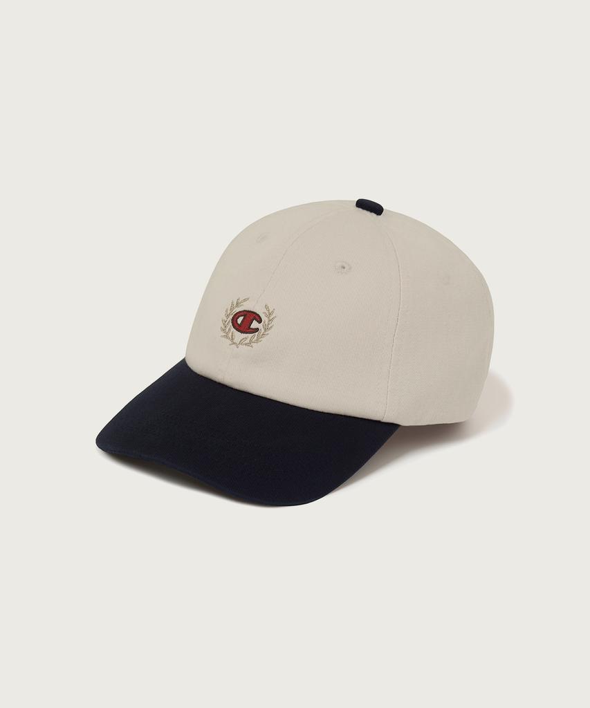 Champion C Logo Colorblock Ball Cap Ecru