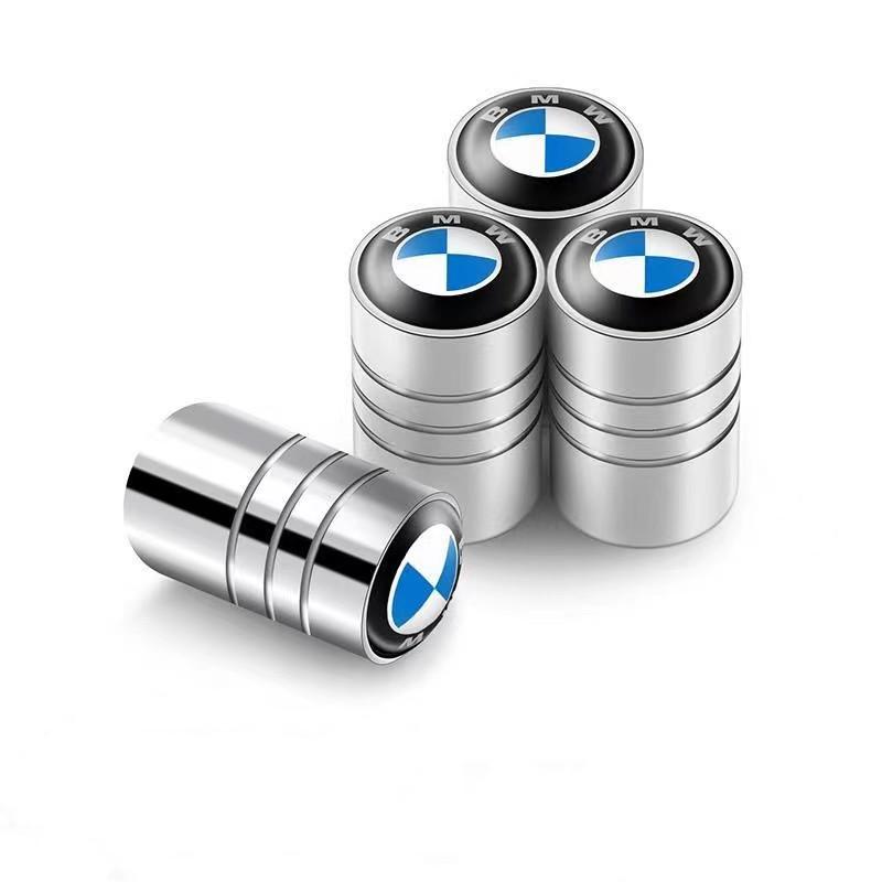 4pcs Car Tire Valve Metal Aluminum Alloy Valve Cap Sticker for Bmw M Power Mini X3 X5 X6 E90 E70 F30 Auto Accessories