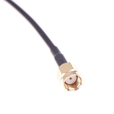 1 ks 1m prodlužovací kabel antény Wifi routeru RG174 RP-SMA samec-samice