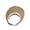 Daks Beige Linen Blend Check Pattern Packable Sun Cap Dche6e108i2