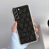 Phone Case For Samsung Galaxy S26 S25 S24 S23 S22 Ultra S20 S21 FE 5G Plus Soft Clear Cover Honeycomb Pattern