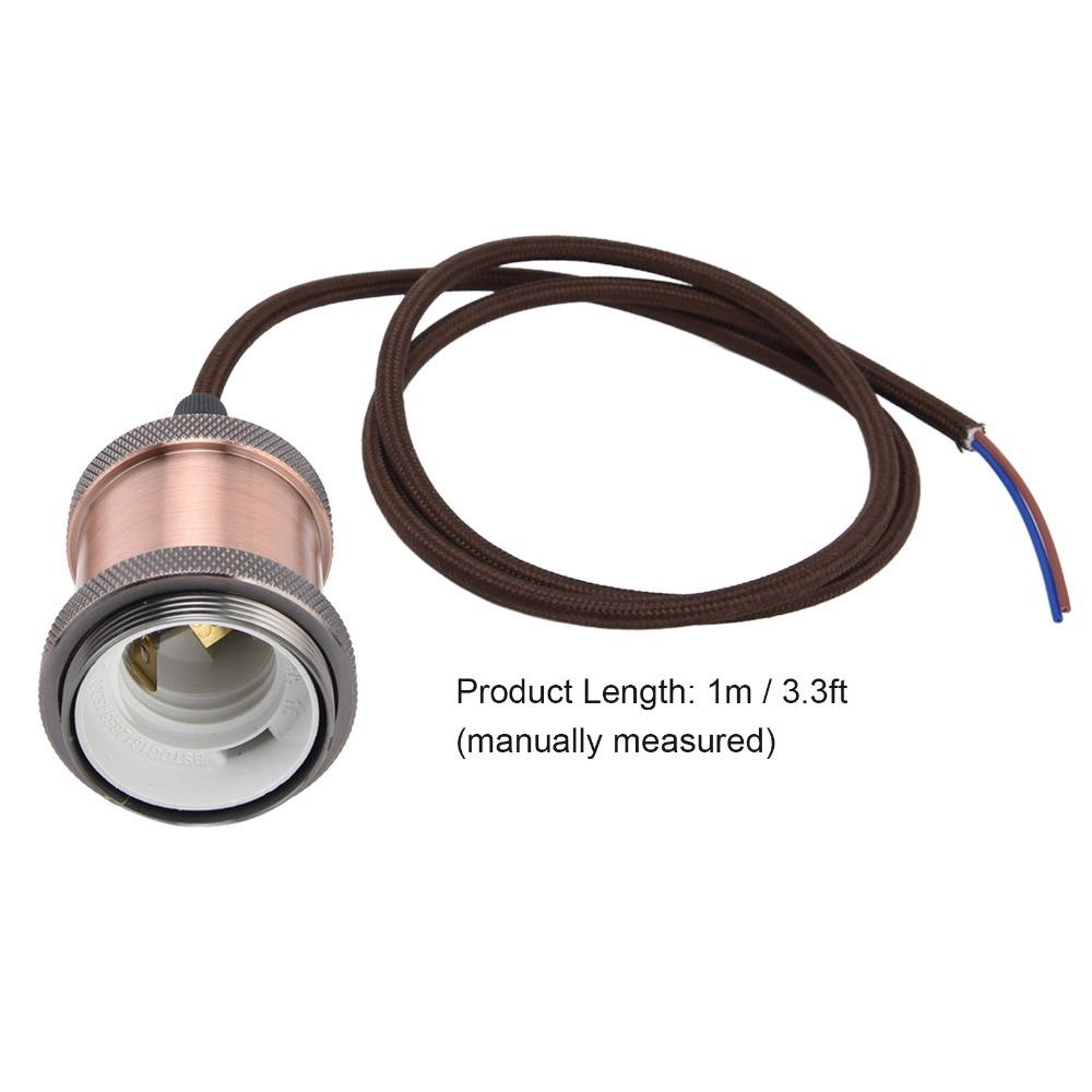 100-240V Vintage Pendant Light E27 Pendant Socket Durable Pendant Light Kit Hall
