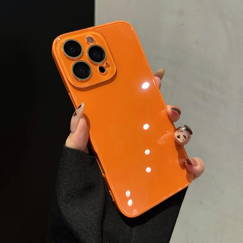 Applicable to iPhone17Promax mobile phone case Apple 17Air crystal lens ice glass 16P protective case