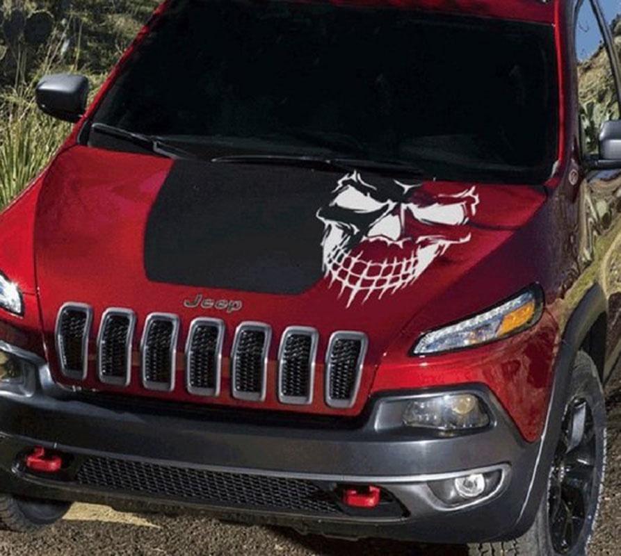 Punisher Pc 1 Skull Head Car Sticker Door Window Truck Car Stickers Styling