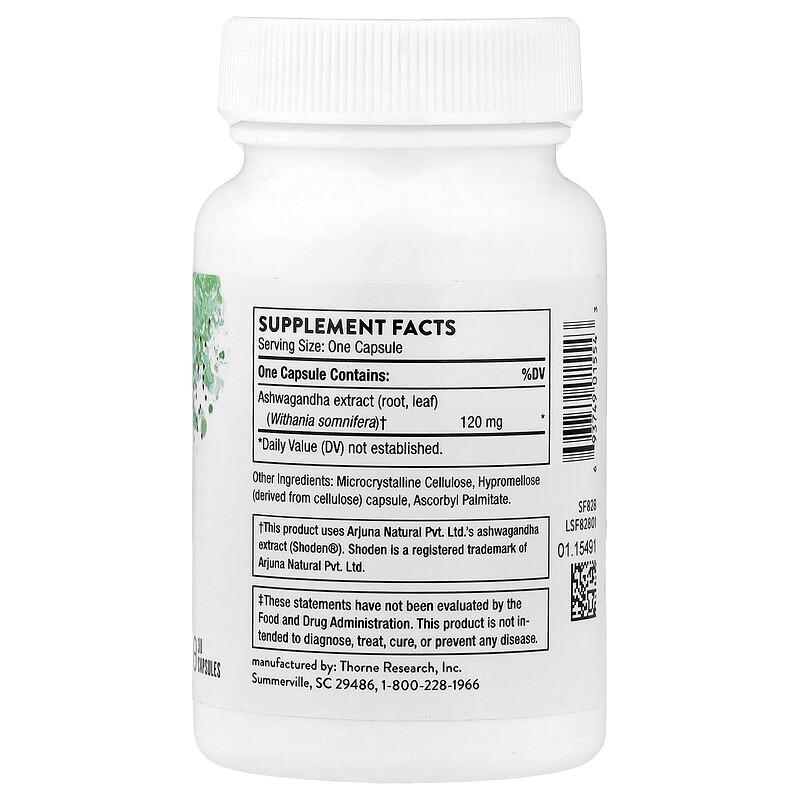 Ashwagandha, 120 mg, 30 Capsules