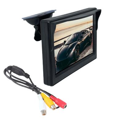 Monitor auto de 4,3 inchi TFT LCD HD Digital Intrare video cu 2 cai HD Digital pentru parcare Cameră de marșarier cu vedere spate DVD VCD Accesorii auto