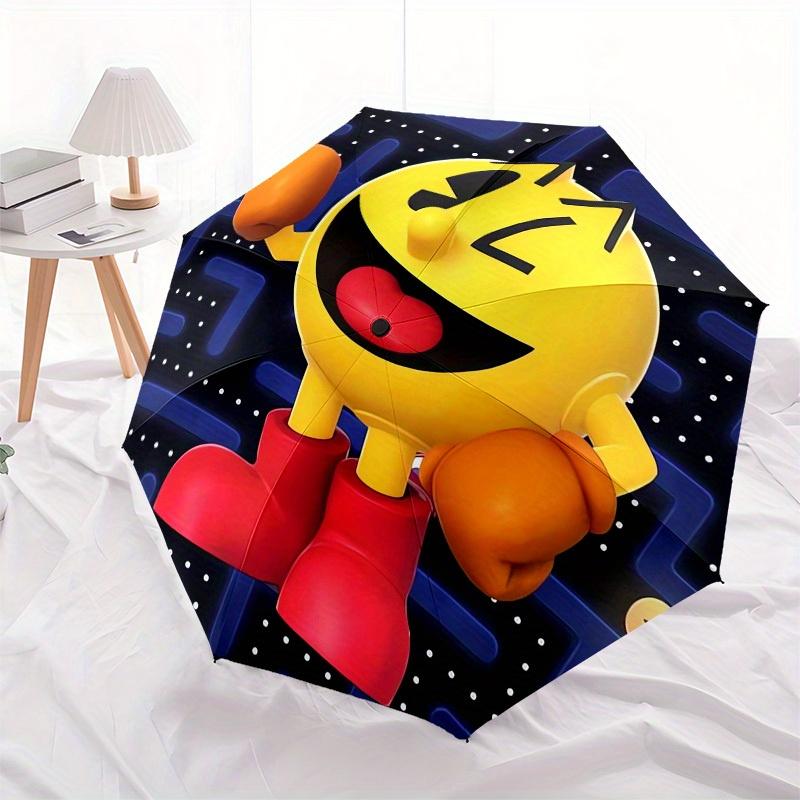 1pc Pac-Man, Classic Themed High-quality Umbrella,Automatic Opening and Closing Umbrella,Multi-functional Umbrella G0811394