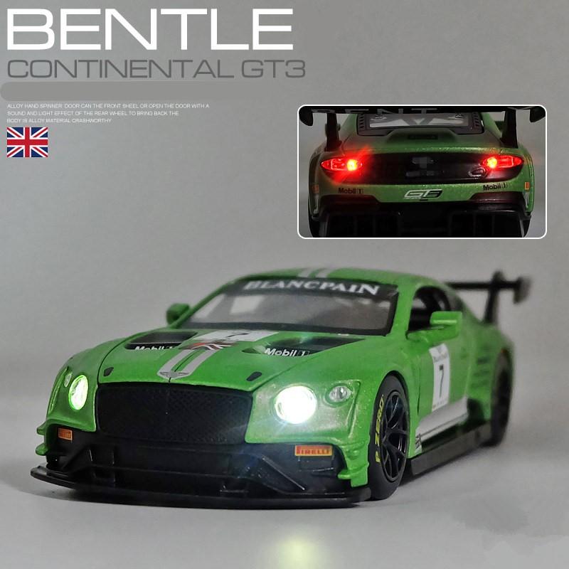 1:32 Scale Continental GT Le Mans Alloy Racing Car Model, Diecast Metal Toy Vehicles Car Model Simulation Collection Children Toy Gift