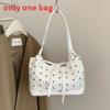 Classic Pu Womens Shoulder Bag With Bow Detail For Daily Use