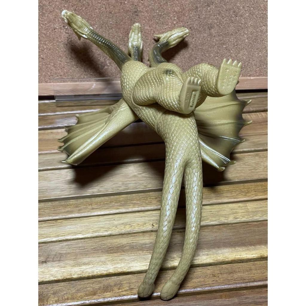 Used King Ghidorah Soft Vinyl Figure Toho Kaiju Godzilla Bandai Photo added 23cm
