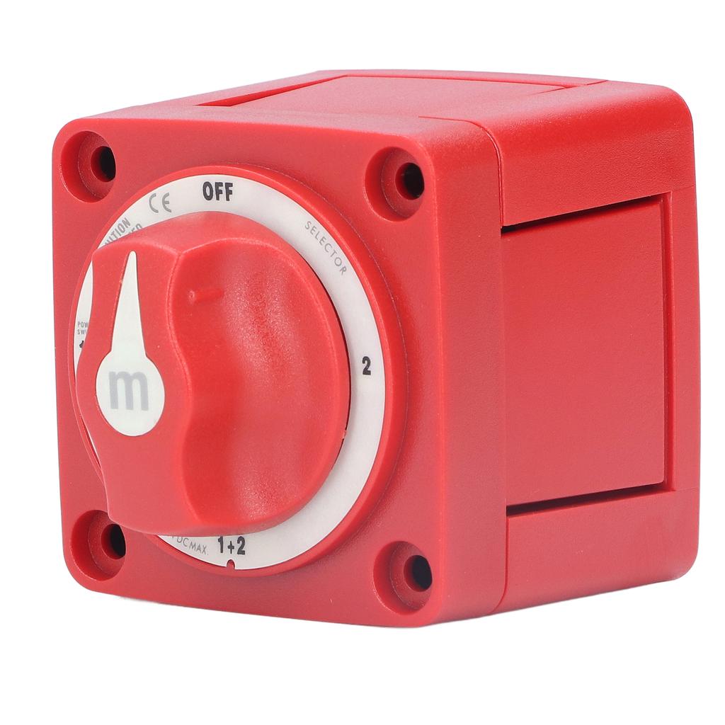 300A Battery Switch 360 degrees Rotating 4 Position Battery Switch Selector IP66 Waterproof for Yachts RVs Modified