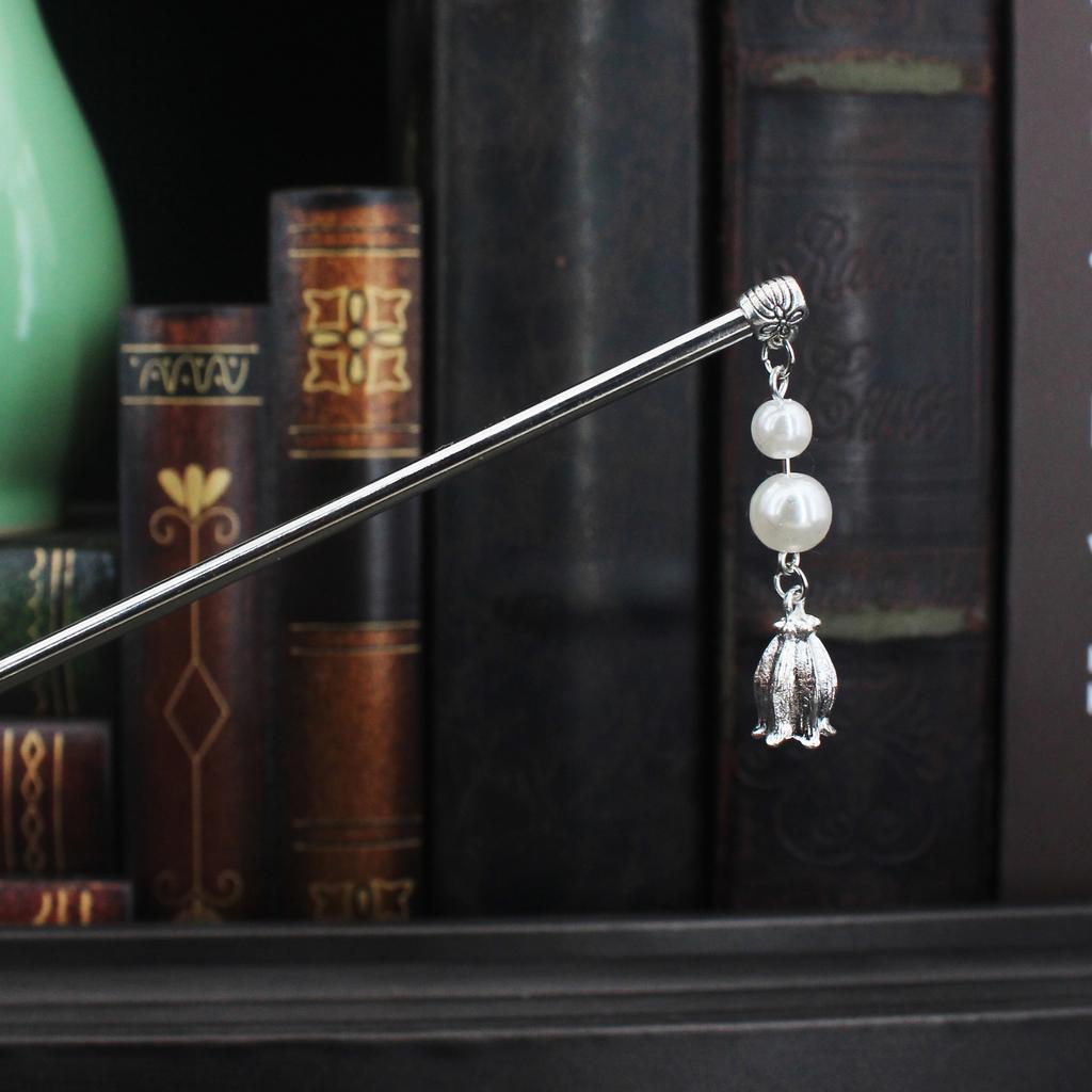 Fashion Metal Chinese Hair Stick For Women Silver Gold Color Butterfly Crystal Hairpin Female Hair Jewelry Accessories Gift