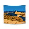 Death Valley National Park Tapestry Legume Shrub Dune Ridge Hiking Scenery Flat Print Nature Landscape Vertical Wall Hanging