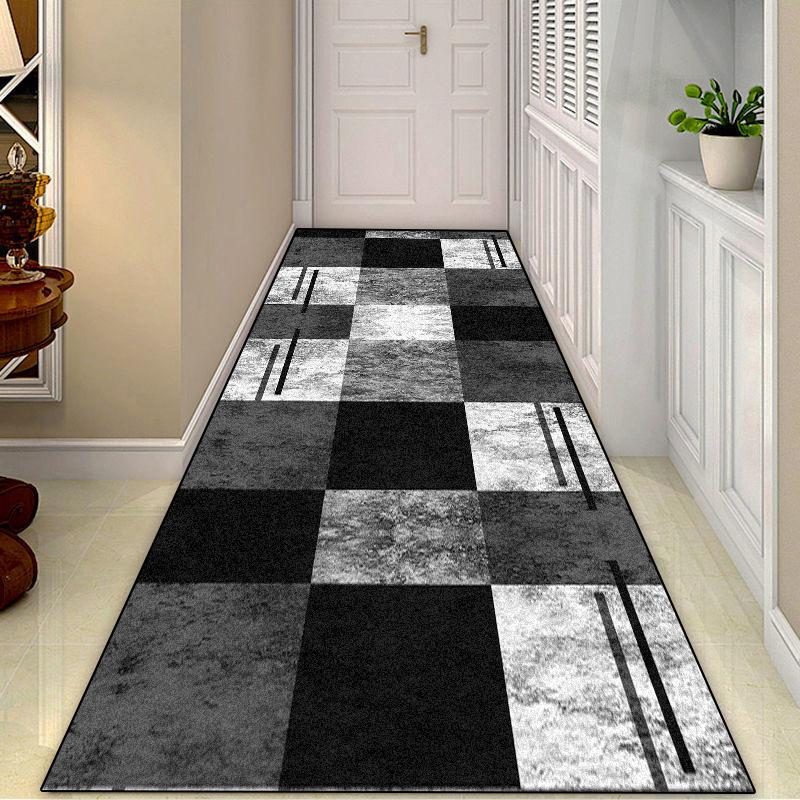 

Modern Corridor Carpet Non-slip Staircase Foot Mat Runway Washable Corridor Area Geometric Rugs Hotel Porch Entrance Door Mat 160*200cm
