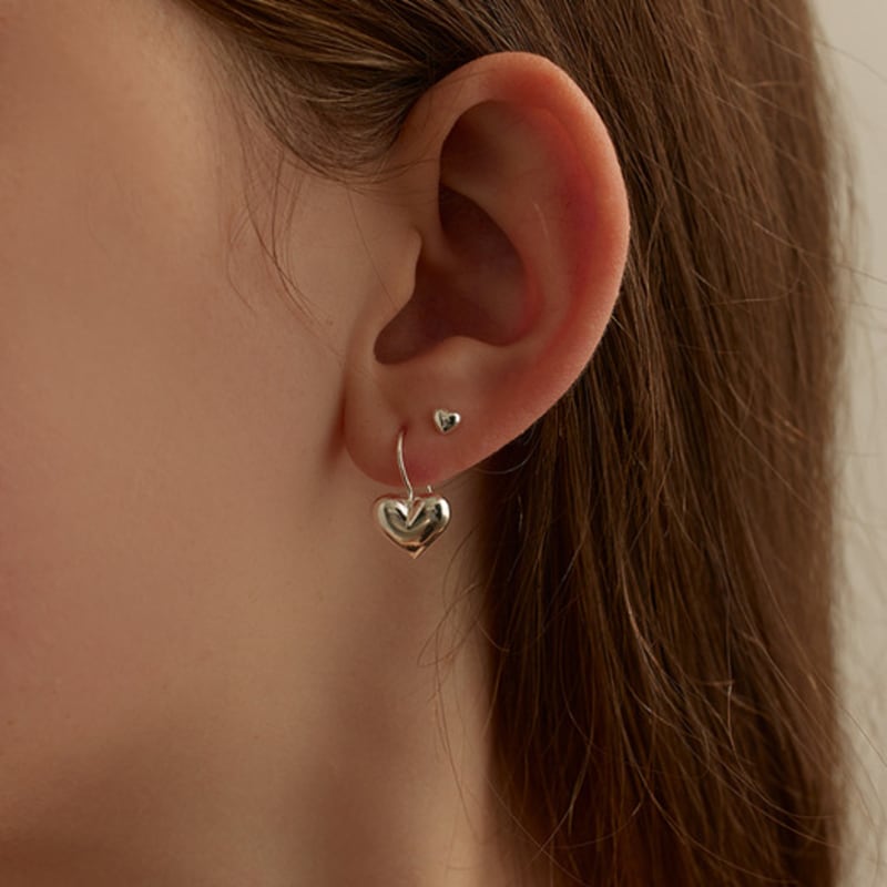 Life [925 silver] Petit heart piercing