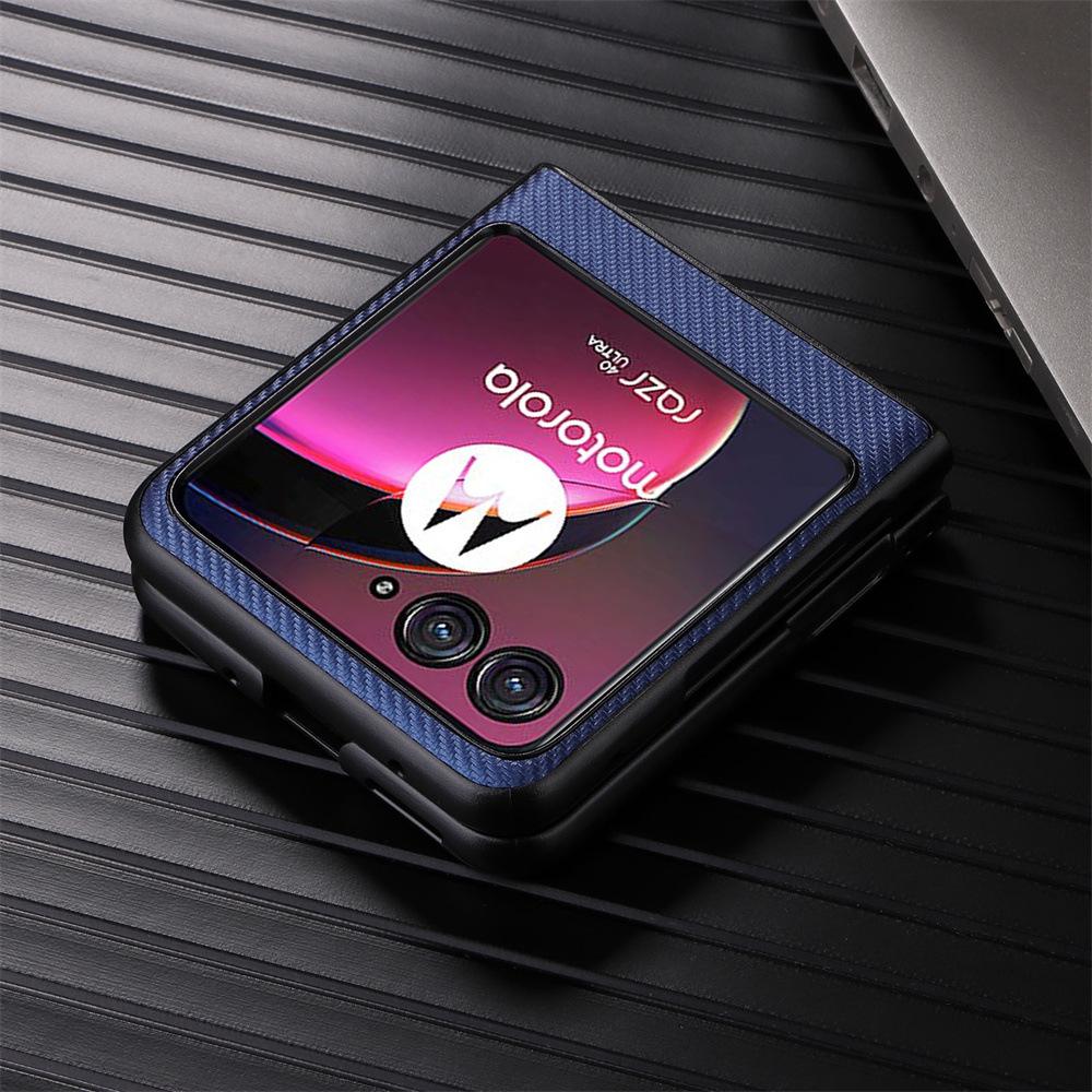 Motorola Razr40 Ultra Retro Leather Grain Protective Phone Case