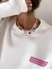 Women's Retro Embroidered Fleece-Lined Mid-Length Hoodie for Autumn/Winter