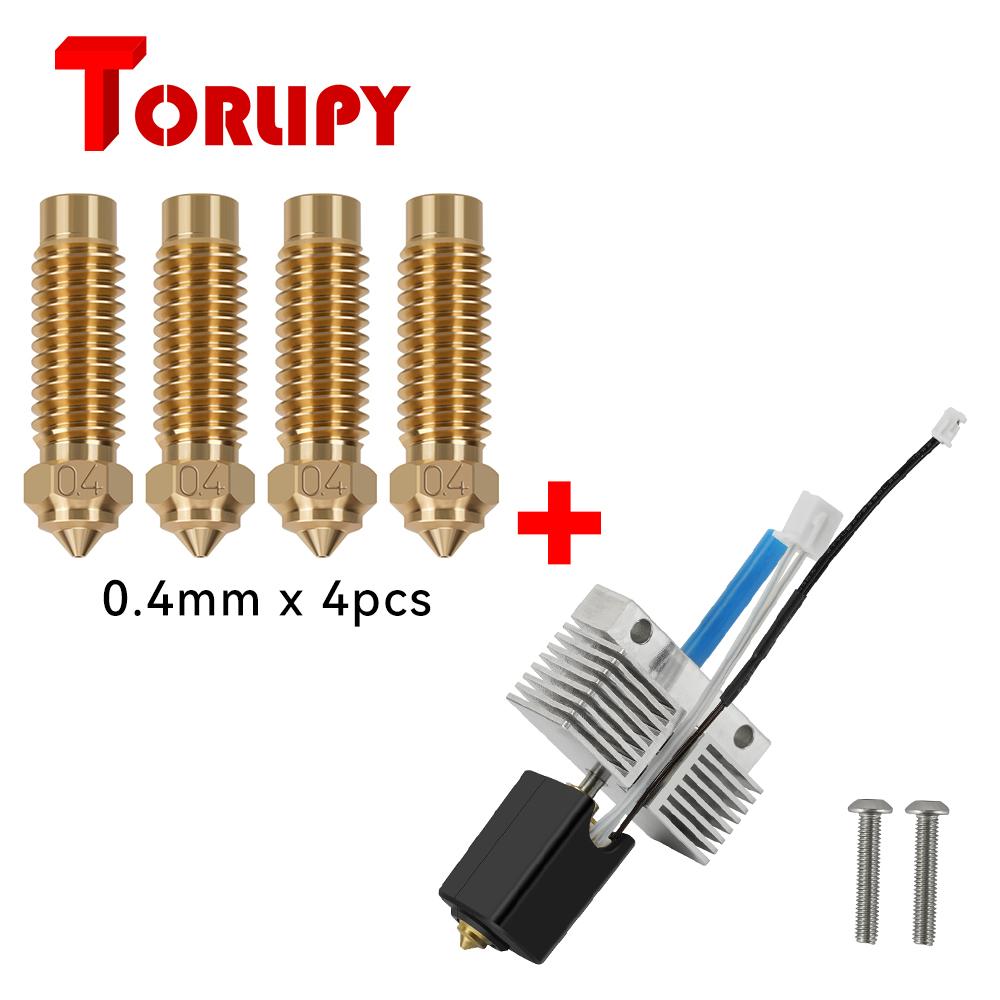 For ELEGOO Neptune 4 Max Hotend Kit Heatbreak Heater Cartridge 24V Thermistor Heating Block Extruder Head For Neptune4 Plus Part