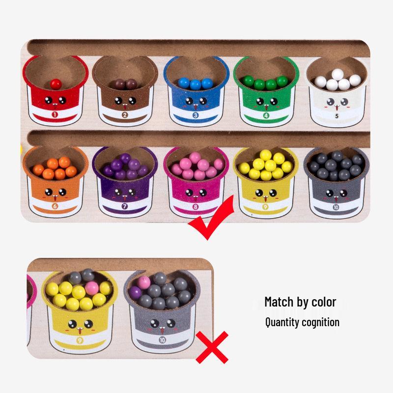 Magnetic Ball Maze: Early Education Toy for Ages 3-6 - Improves Logical Thinking and Pen Holding Skills.