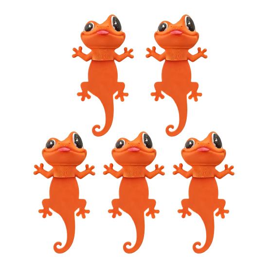 Funny Gecko Bookmark 3D Printed Lizard Page Clip Novelty Animal Bookmark for Readers