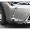 2X Chrome Front Fog Light Frame Cover Trim For -2024 Lexus UX 200 250h ABS