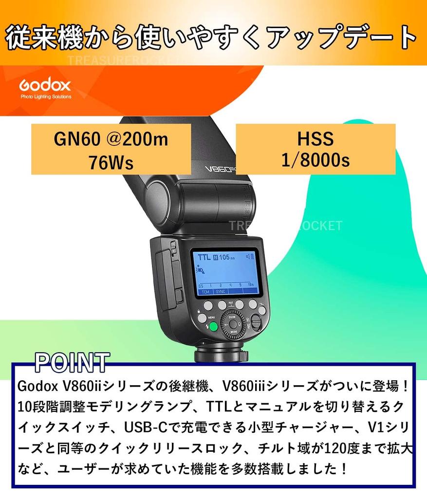 Japanese Godox Ving V860IIIN V860III Nikon Compatible 76Ws GN60 Camera Flash HSS TTL with Japanese Instruction [Authorized Distributor] V860III-N 2.4G