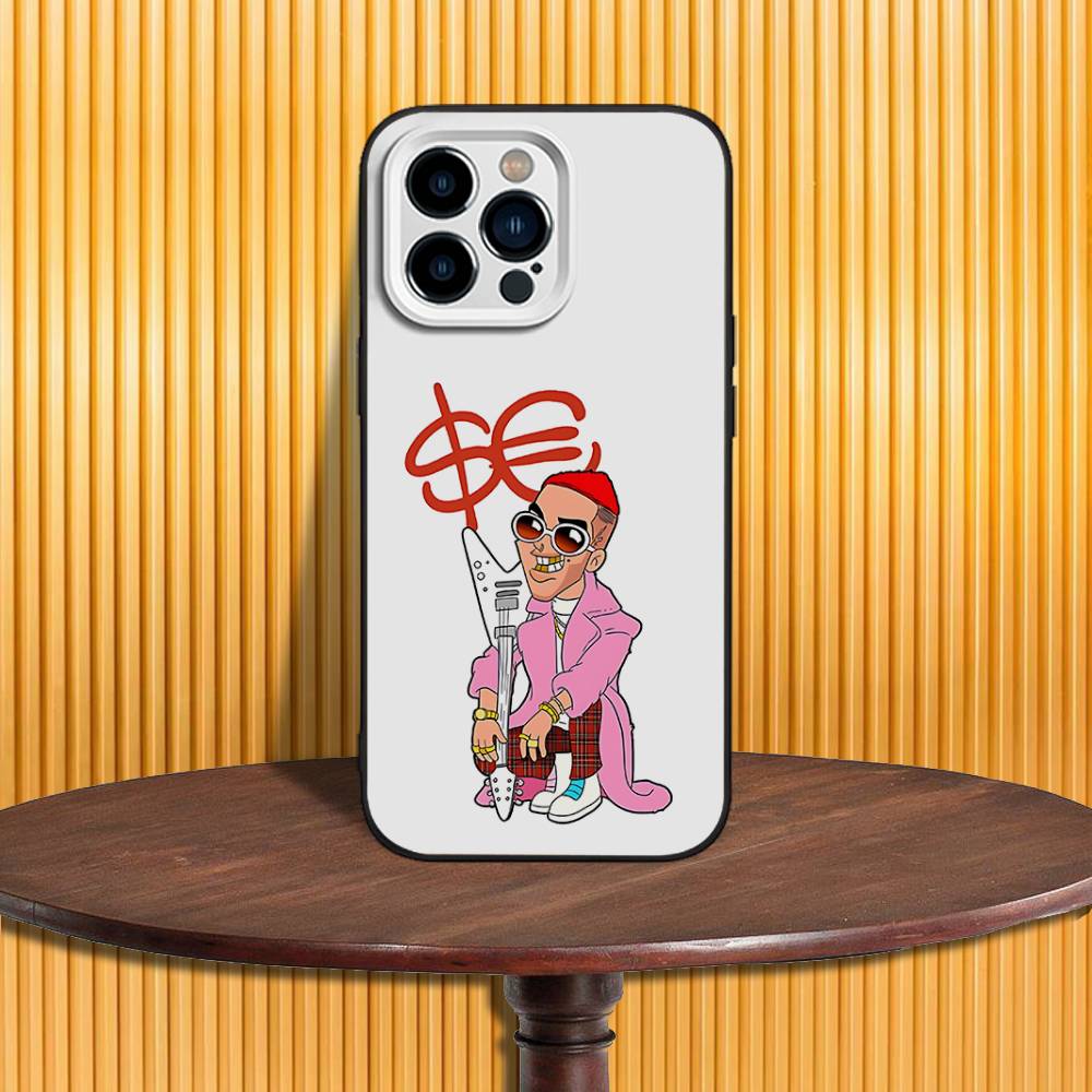 S-Sfera Ebbasta SFE Phone Case For iPhone 17,16,15,14,13,12,11,Pro,Max,Plus,X,XS,SE4,E,Mini,Soft Black Case