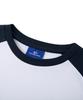 DOLPHIN WAVE APPAREL Dolphin Silicone Print Raglan Long Sleeve T-Shirt Navy