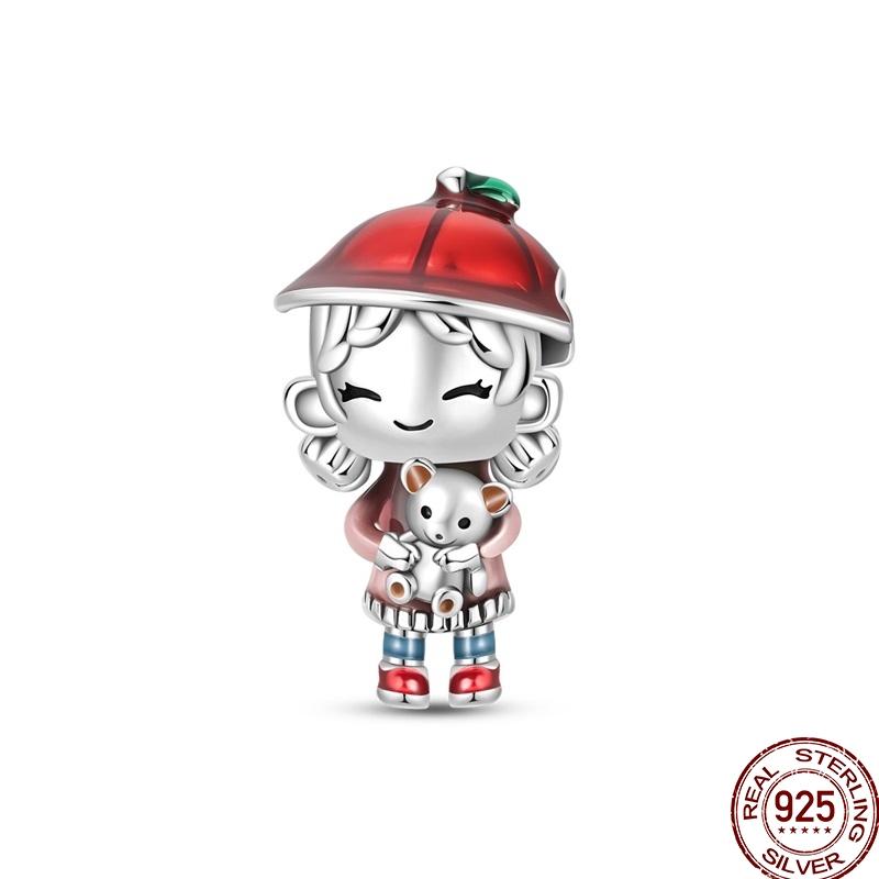 New Original Copper Elephant Cat Game Charms Bead Flower Baby Beads Fit 3Mm Bracelet Diy Jewelry Gifts For Women