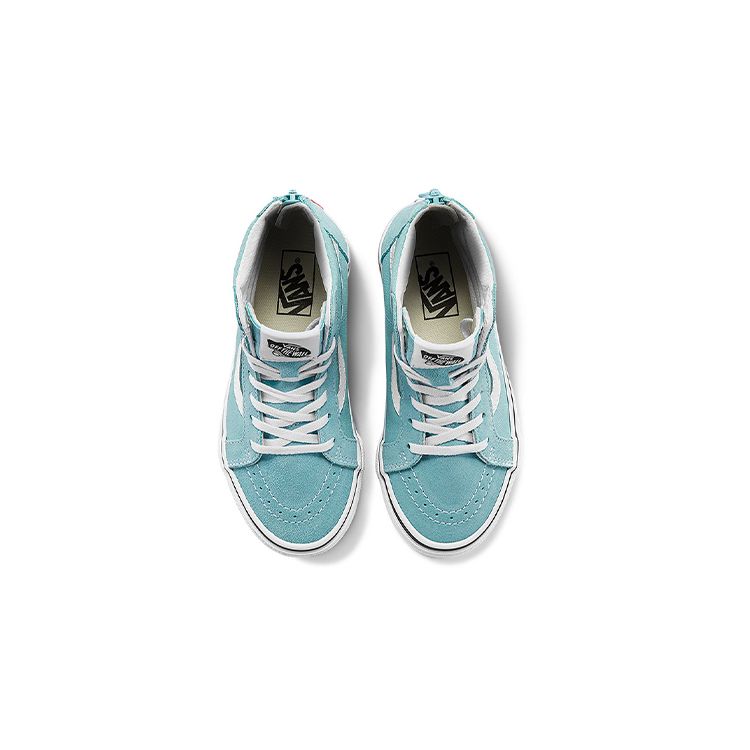 Vans Sk8 High Top Kids Skate Shoes Kids Sneakers Blue White VN000W9W7WT