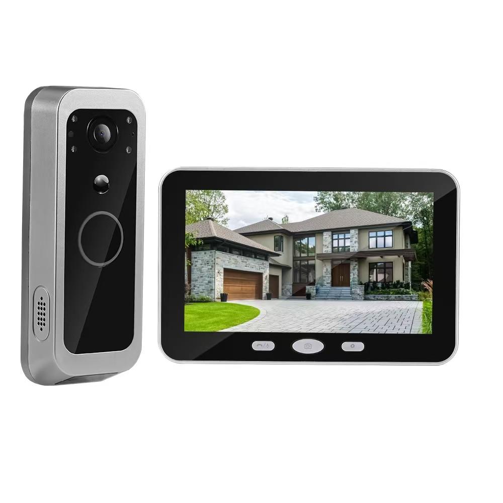 400VK 5" Screen Tuya APP 2MP 1080P 2.4G Wireless WIFI Doorbell 135Degree Wide Angle Video Door Phone Intercom System