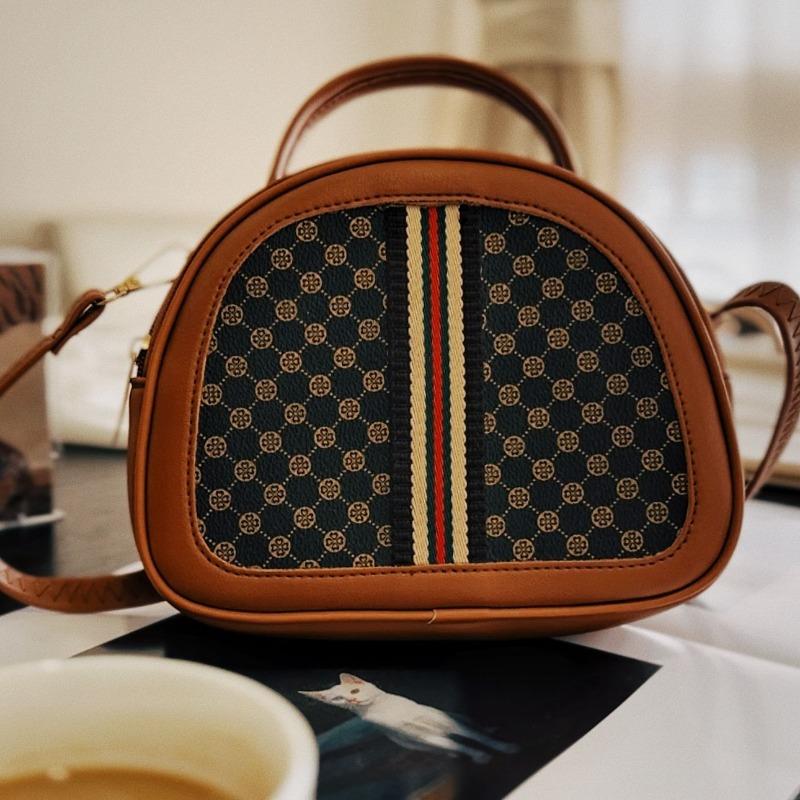 Flower Handbag, Large-capacity Messenger Bag, Women's Storage Bag