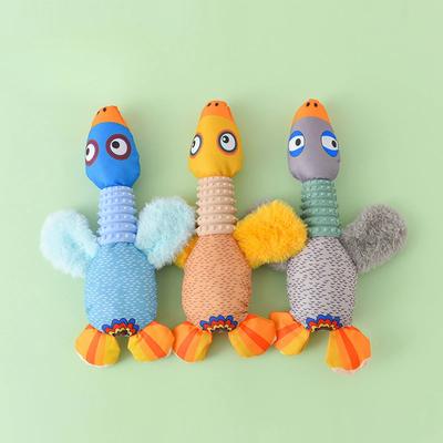 Jouet d'entraînement pour animaux de compagnie Molaire pour faire ses dents Jouet pour chien Poupée Oie Fournitures pour animaux de compagnie Chat Jouet Accessoires pour chien Peluche