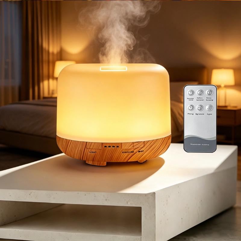 500ml Large Mist Humidifier & Essential Oil Diffuser for Home