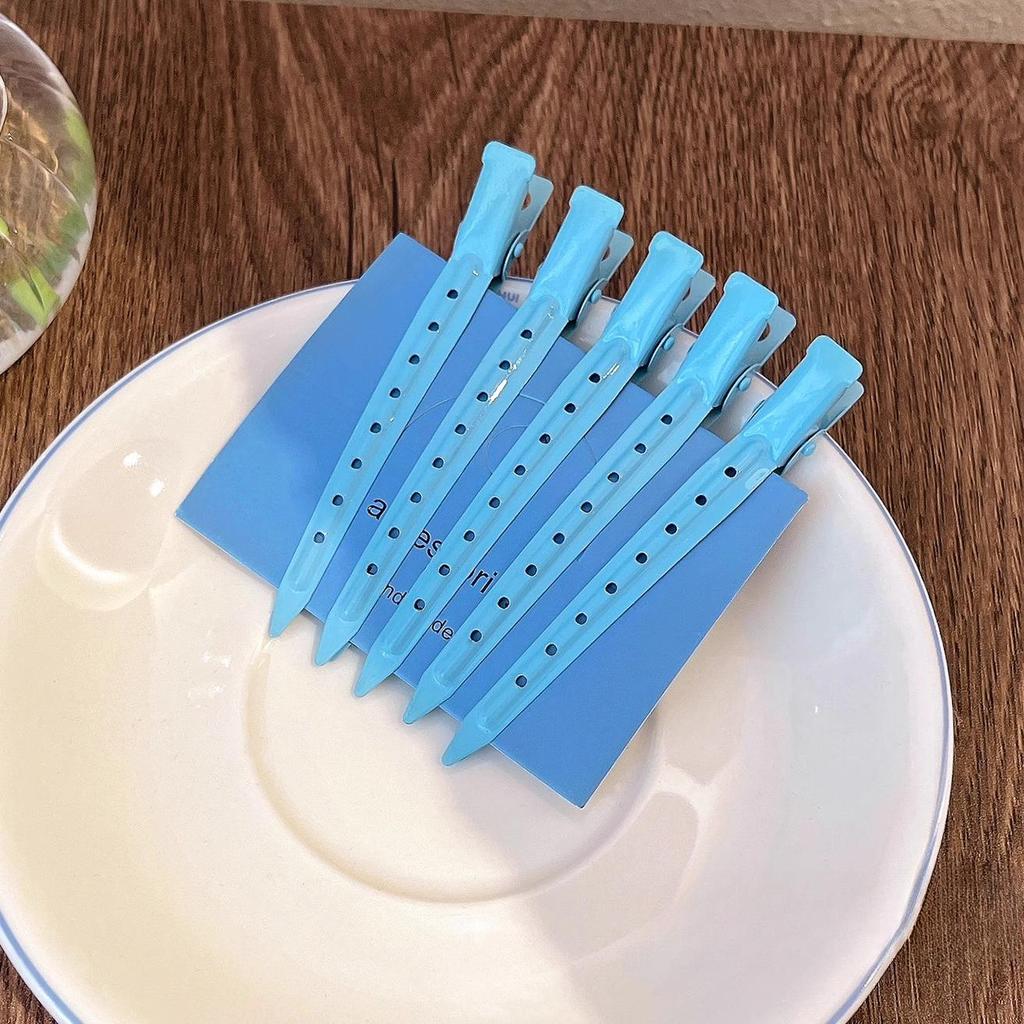 5 ksVícebarevných Dámských Pevných Vlasových Sponek do Salonu, Kuličkových Kulmovacích Sponek, Sponky na Make-up Bez Zmačkání Vlasů, Kadeřnické Stylingové Nástroje s Taštičkou, Profesionální