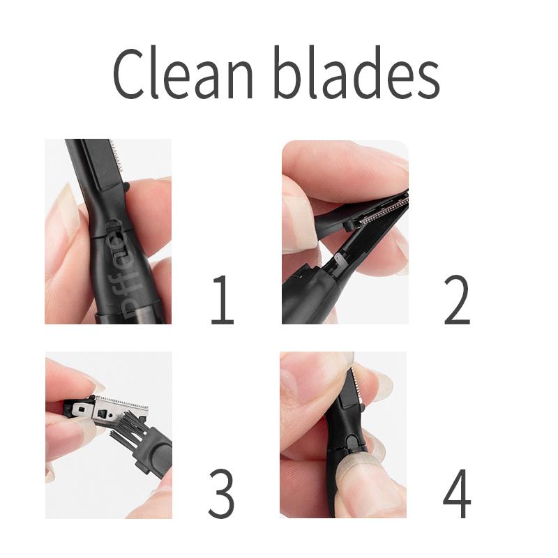 Electric Epilator For Face Eyebrow Trimmer Mini Portable Body Shaver Hair Remover