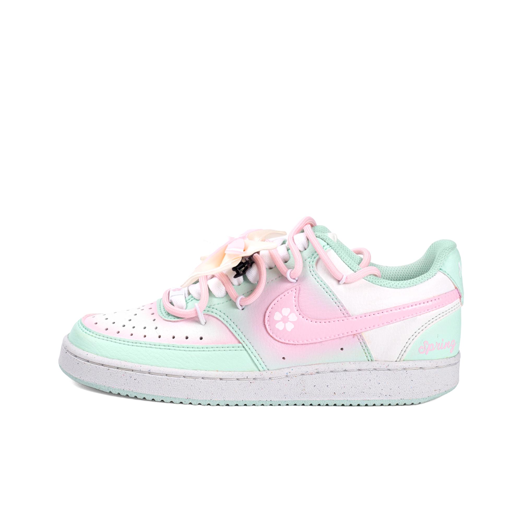 Nike Court Vision Low Rozā Zaļš