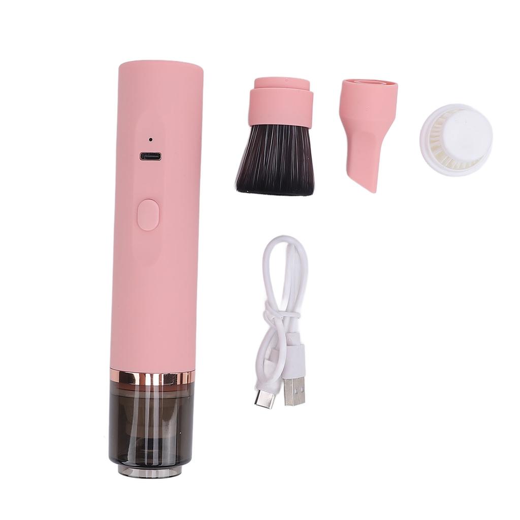Handheld Nail Dust Collector with Soft Brush Head Efficient Dust Removal Powerful Suction Compact
